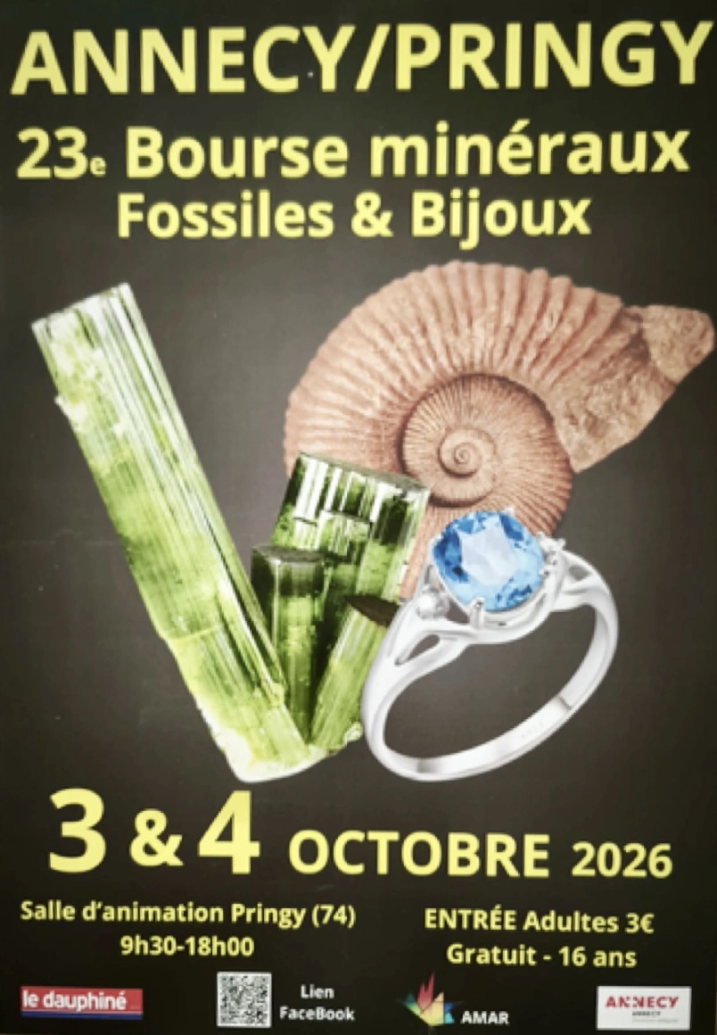 BOURSE MINERALOGIQUE DE PRINGY